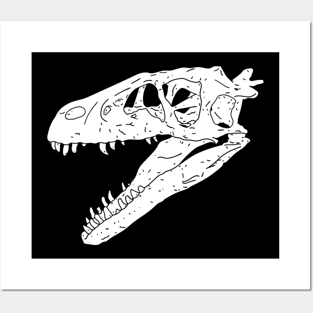 Dromaeosauridae - Fossil Dinosaur - Extinct Raptor Wall Art by DeWinnes